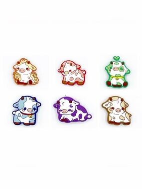 Cow Shoe Charms for Crocs Shoes